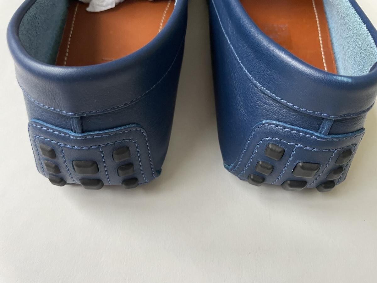 GUCCI Mens Blue Interlocking GG Driving Loafers 730148 UK 9 GUCCI Mens Blue Interlocking GG Driving Loafers 730148 UK 9