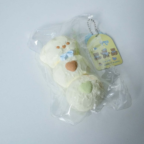 Palla di Neve Morbida Cucciolo Taba Squishy Giocattolo di Colore Bianco per Sollievo Stress Regalo - Foto 7 di 7