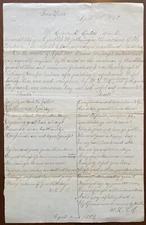 Handwritten Acrostics 1881 manuscript Bonham Family history Telephone