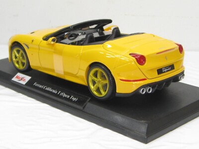 BBR Ferrari California T 1/18 20台限定 おまけ付 FERRARI CALIFORNIA T OPEN TOP YELLOW NEW IN BOX . | eBay