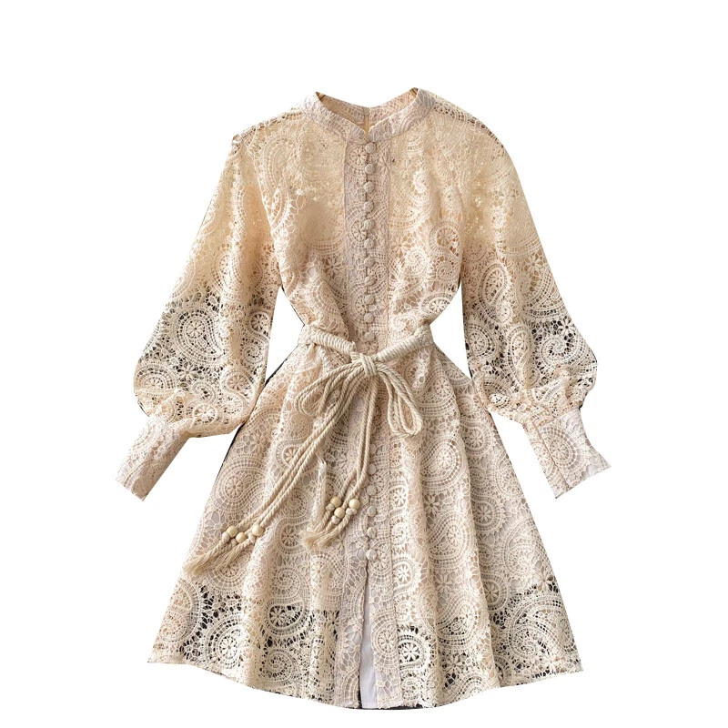 Amari paisley lace long dress cheap