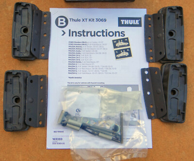 New Thule 3069 Roof Bars Fitting Kit, MAZDA CX-5 CX-7 CX-9 SUV  2, 3, 6 & Demio