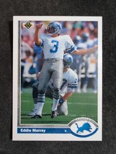 1991 Upper Deck Eddie Murray #321 Detroit Lions Football Card