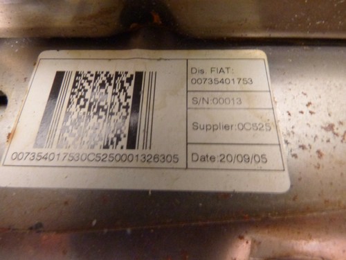 Piantone servosterzo FIAT CROMA 1.9 MJT 2009 00735401753 - Foto 3 di 3