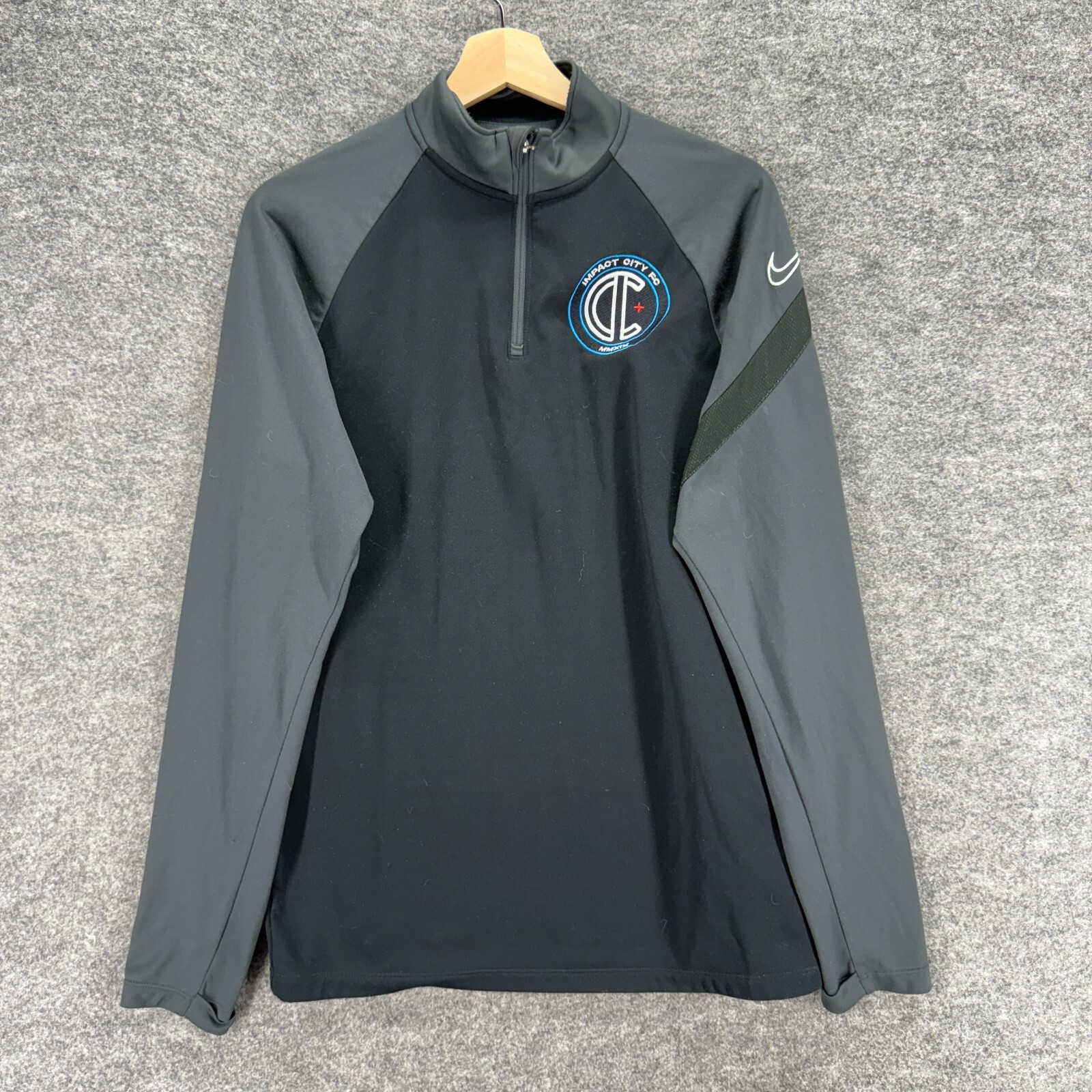 SACAI X NIKE Nike Activewear Giacca Zaino Uomo M Grigio Medio Nike Dri Fit 1 4 Zip Manica Lunga