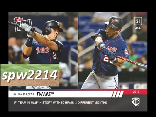 2019 Topps Now 612 MINNESOTA TWINS®