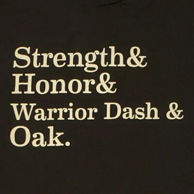 Bacardi Oakheart T-Shirt XL Spiced Rum Alcohol Strength Honor Oak