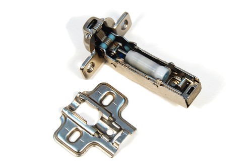 4x Topfband Eckanschlag hydraulisch Dämpfer Scharnier Topfscharniere Möbel 26mm - 第 3/6 張圖片