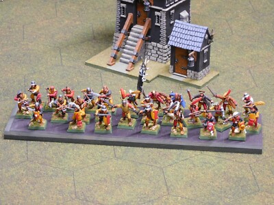 Painted Games Workshop Warhammer Empire ''Local Militia'' Regiment  (28 Figures)