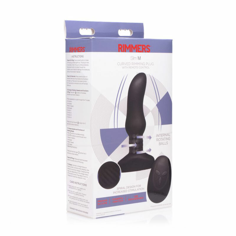 Rimmers Slim M Curved Rimming Anal butt plug Vibrator Vibe w/ remote-control | eBay Rimmers Slim M Curved Rimming Anal butt plug Vibrator Vibe w/ remote-control | eBay