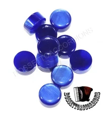 Accordion Buttons Pearl Blue 13.8x7.5 (mm)