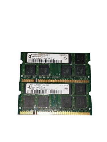 M&eacute;moire RAM Qimonda 512 MB DDR2 PC2-5300U 1RX8 HYS64T64000HU-3S-B