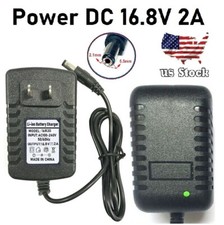  US DC 16.8V 2A Power Supply Adapter Replacement Charger For Lithium-ion