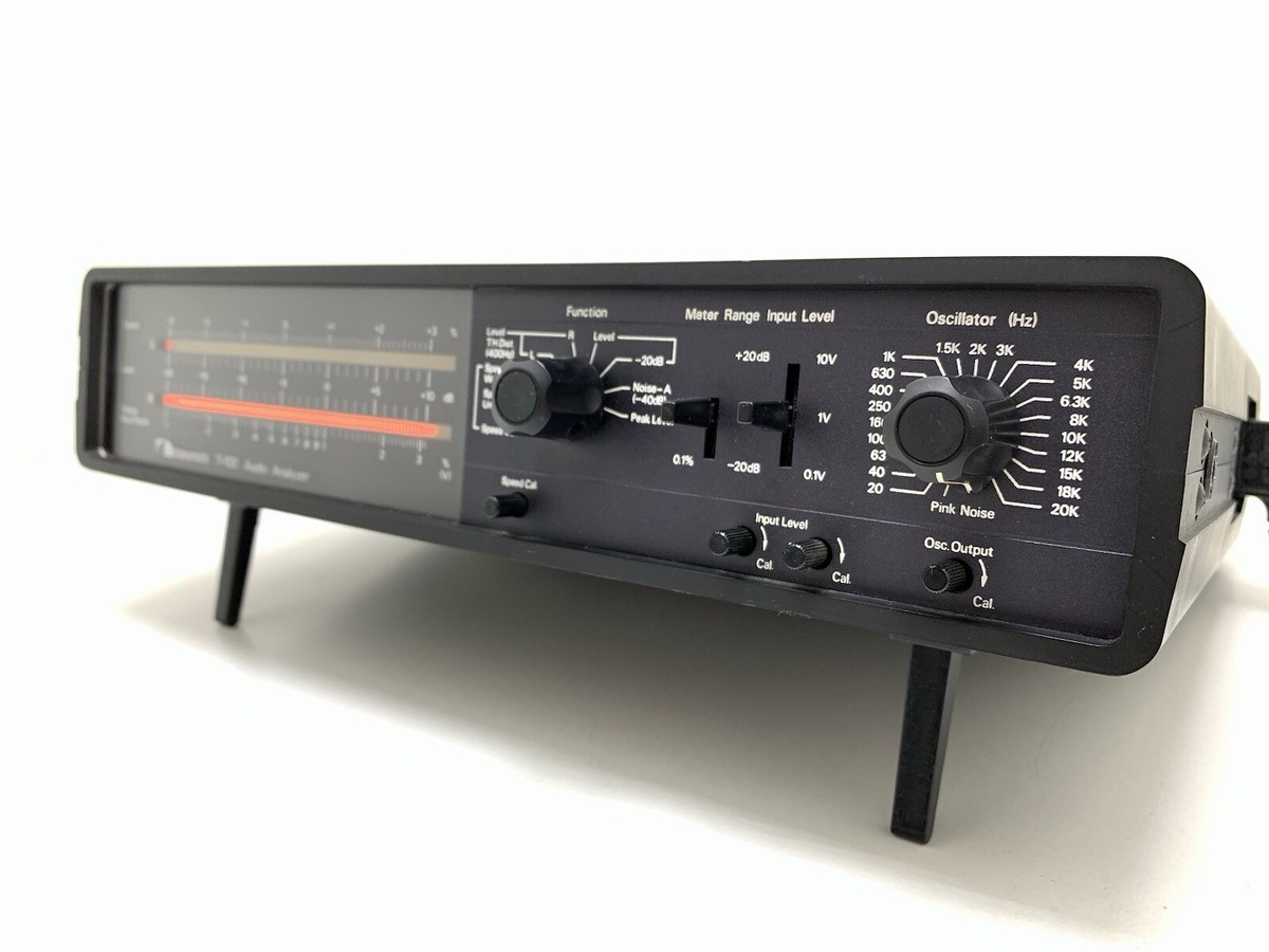 M8455 Nakamichi T-100 ナカミチ オーディオアナライザー Nakamichi T 100 Professional Stereo Audio Analyser Vintage 1981