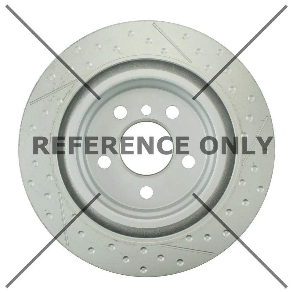 For 2011 Mercedes-Benz CL600 OE Style Slotted Disc Brake Rotor Rear Centric - Image 3 of 4