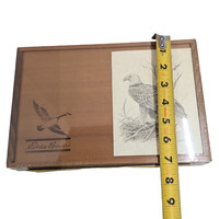 Eddie Bauer "Noble Wings" USA 15 Note Cards/Envelopes Bald Eagle Wood Gift Box 7