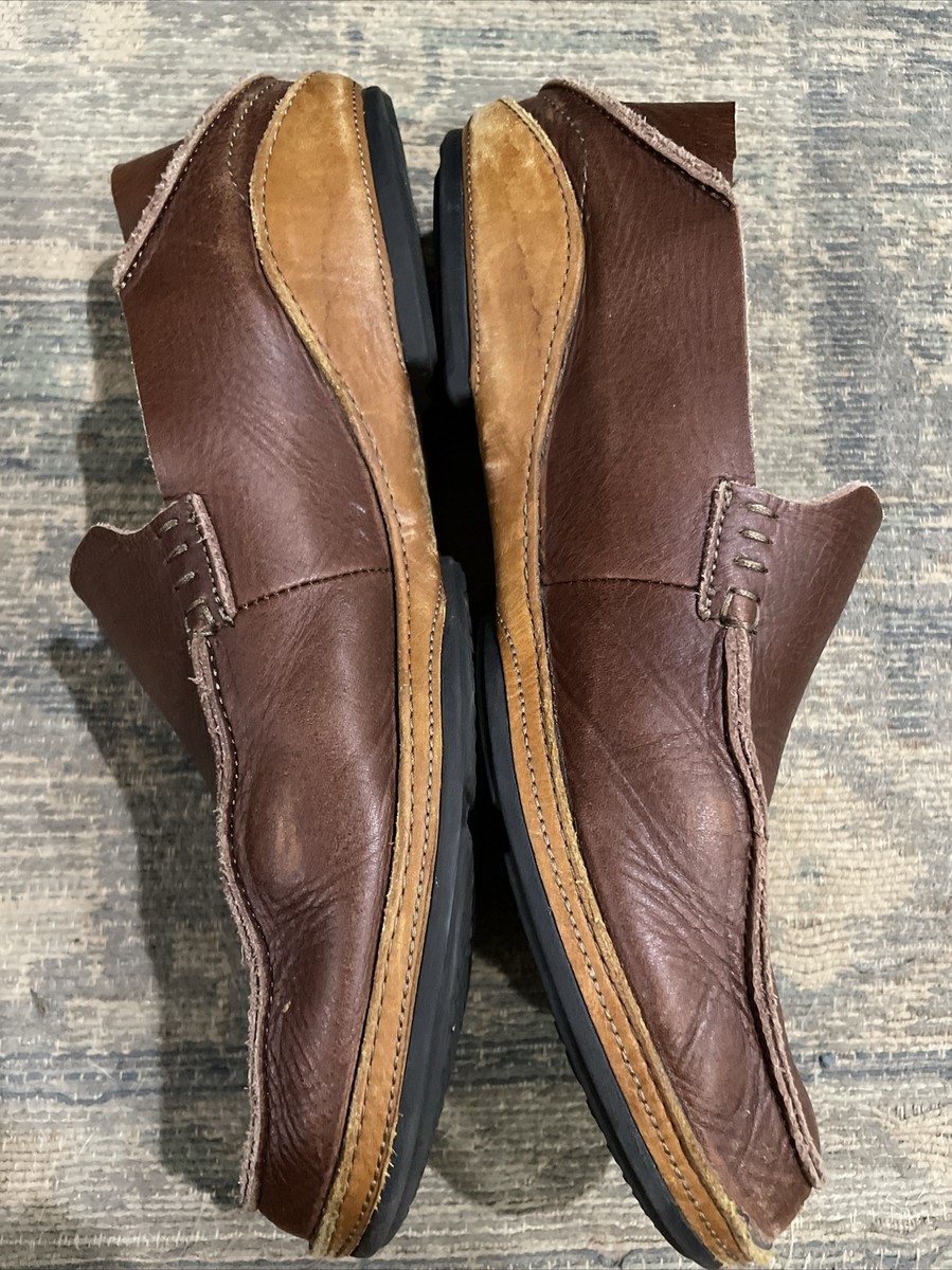 OluKai Men\'s Distressed Brown Leather Slip-On Loafers Olukai Men main image 3