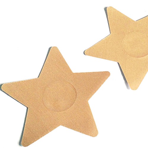 self adhesive nipple covers breast pasties festival fancy dress red back heart - Picture 48 of 116