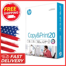 HP Printer Paper | 8.5 X 11 Paper | Copy &Print 20 Lb | 1 Ream Case - 500 Sheets