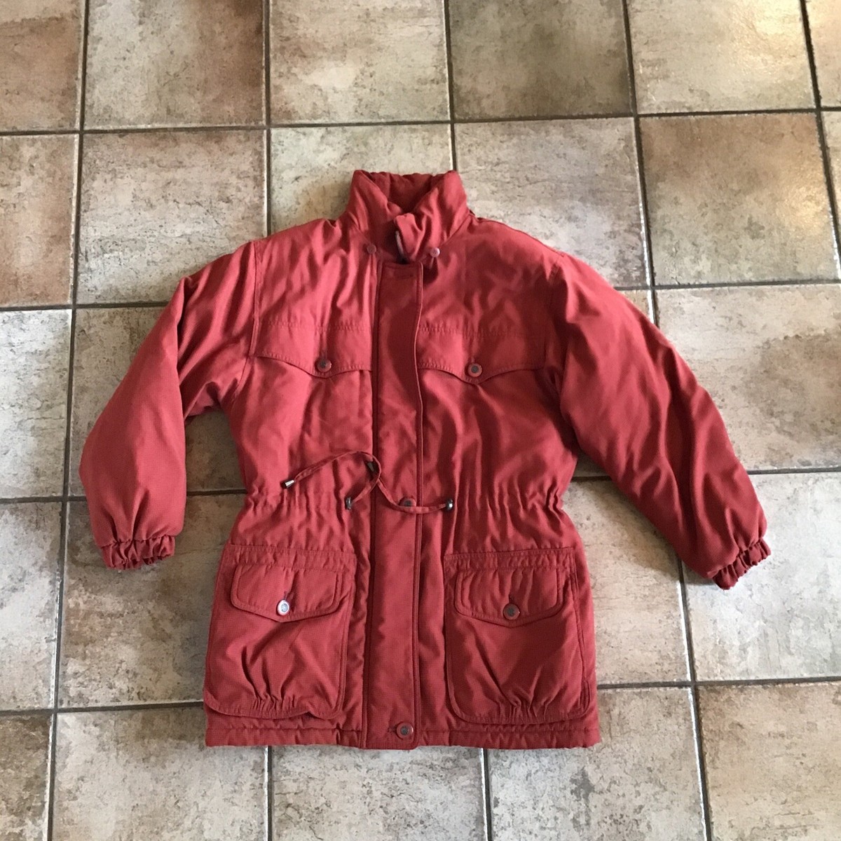 【vintage】90s Raster Color Full-zip Parka Vintage 80s 90s Color Block Bright Colors Full Zip