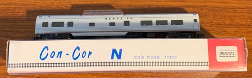 Vintage Concor(Kato) N Scale 4062 Santa Fe Dome Passenger Car Used Free Shipping - Picture 2 of 4