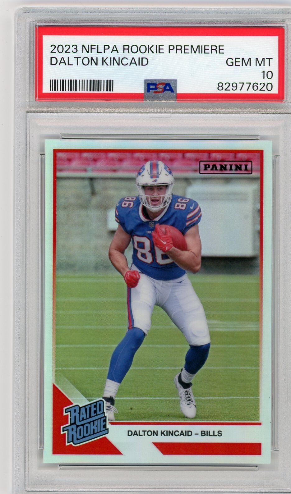 Dalton Kincaid Panini Nflpa Rookie Premiere Rated Rookies # Base