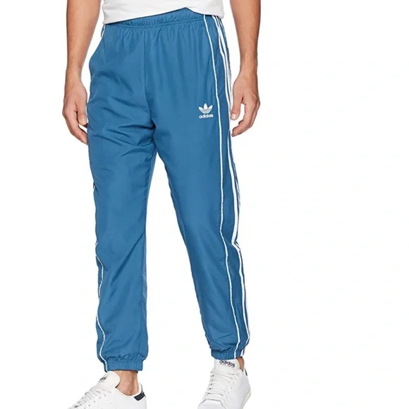 Adidas Originals Vintage Rare Retro Nylon Pants Scally Trackies