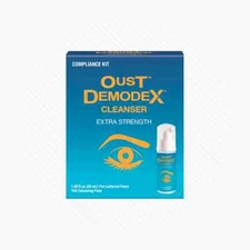AUTHENTIC & NEW - OCUSOFT - OUST DEMODEX COMPLIANCE KIT - FOAM & PADS EXP. 05/28