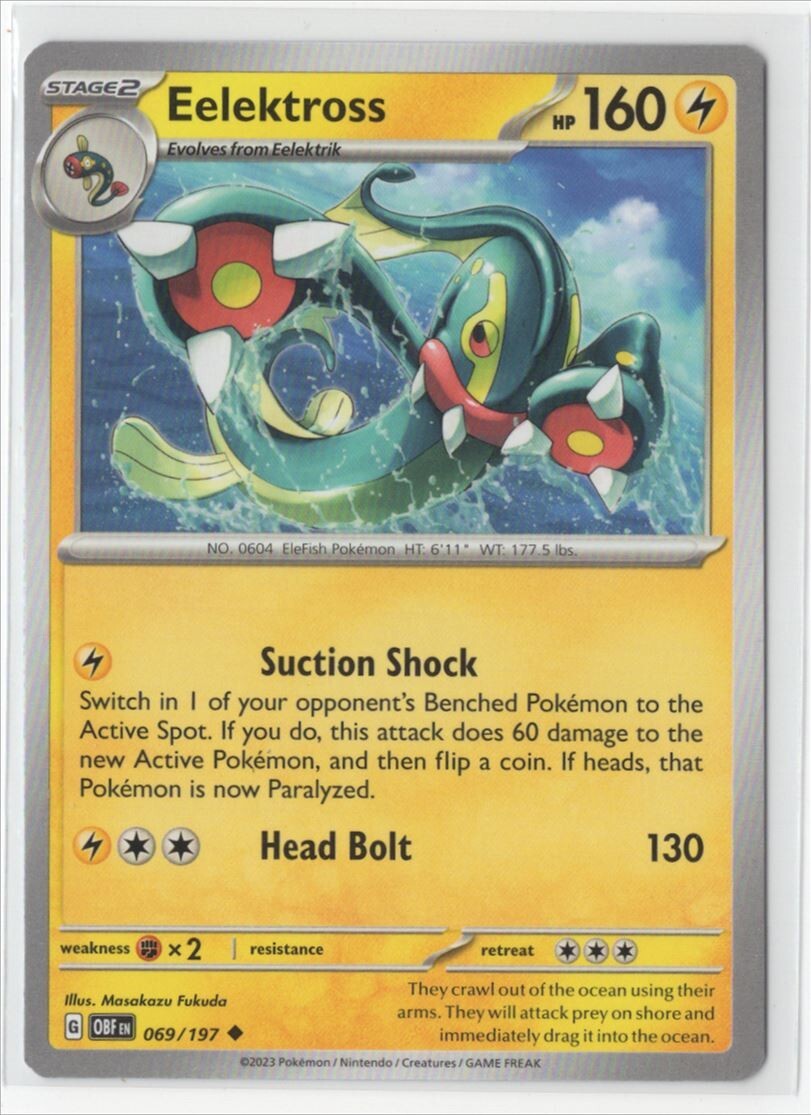Pokemon Obsidian Flames 069/197 Eelektross
