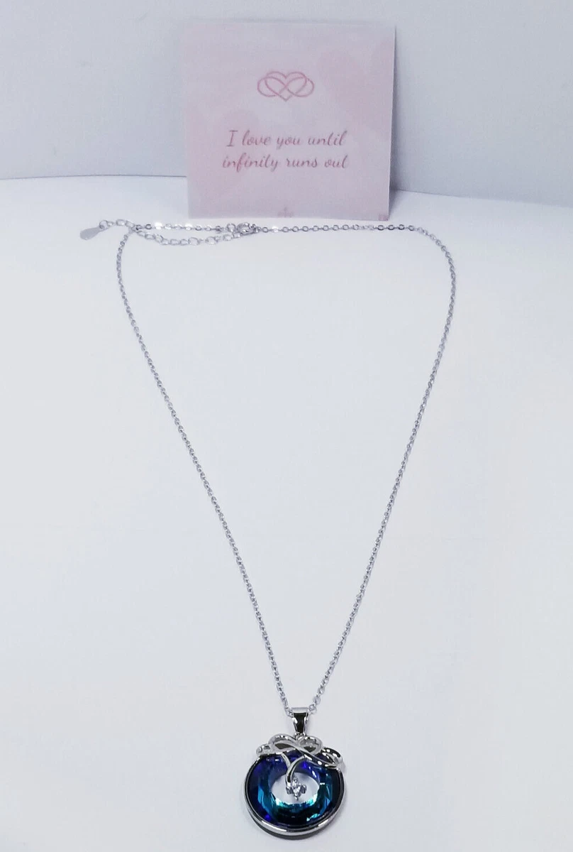 37Jewelry I Love You until Infinity Runs Out Crystal Infinity