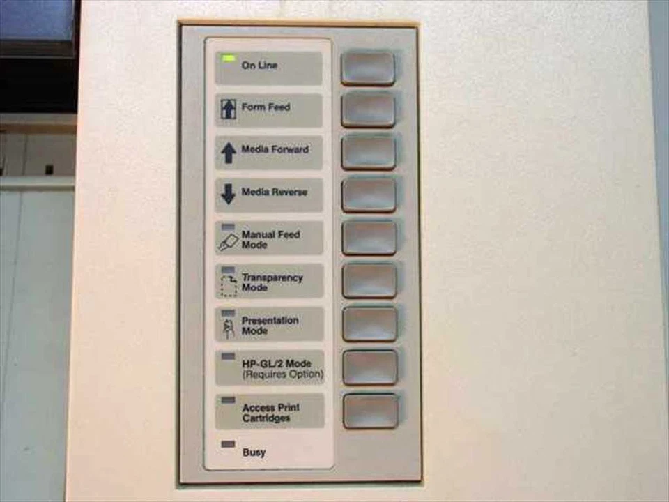 HP PaintJet XL Vintage Large Format 4 Color Thermal Inkjet Printer C1602A - Image 2 of 4