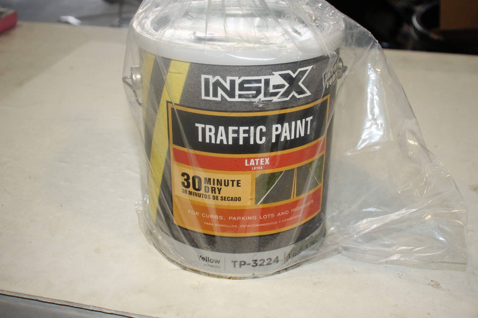 1 Gallon INSLX Traffic Paint Latex Yellow TP3224 eBay