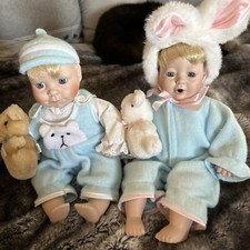 Baby Boy Girl Dolls With Ceramic Head, Hands And Feet