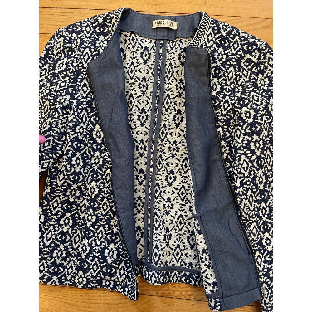 Timeout navy icat jacket size medium - image 3