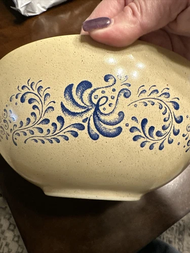 Vintage Pyrex Homestead nesting 4 Quart Cinderella bowl #444