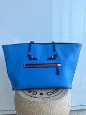 Pre-owned Fendi monster leather tote bag 100 authentic