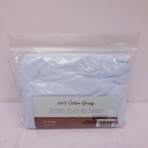 TL Care 100% Natural Cotton Value Jersey Knit Fitted Pack N Play Playard Sheet,