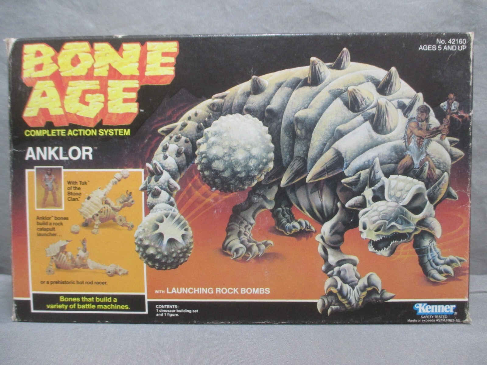 Bone Age ANKLOR Action System w/ Box Vintage 1988 Kenner T