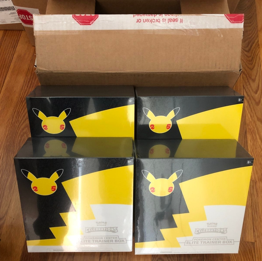Pokemon Center Exclusive Celebrations Elite Trainer Box