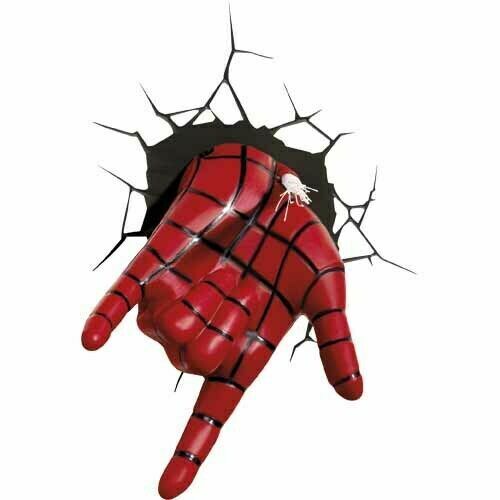 Marvel Avengers 3D Wandleuchte Spider-Man Hulk Iron Man Captain America Thor 3DFX - Bild 69 von 90