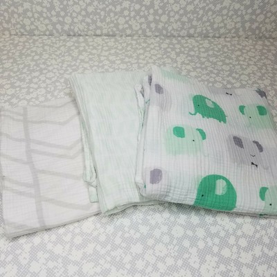 Elephant baby swaddle muslin swaddle blanket nursing cover ...