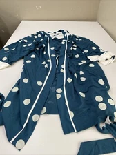 Soma Women’s  COOL NIGHTS Short Robe Ocean Blue Size XL