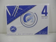 5 SQUARE DRAWING ALBUMS F4 GEOMETRIC 24 X 33 220 GR 20 SHEETS