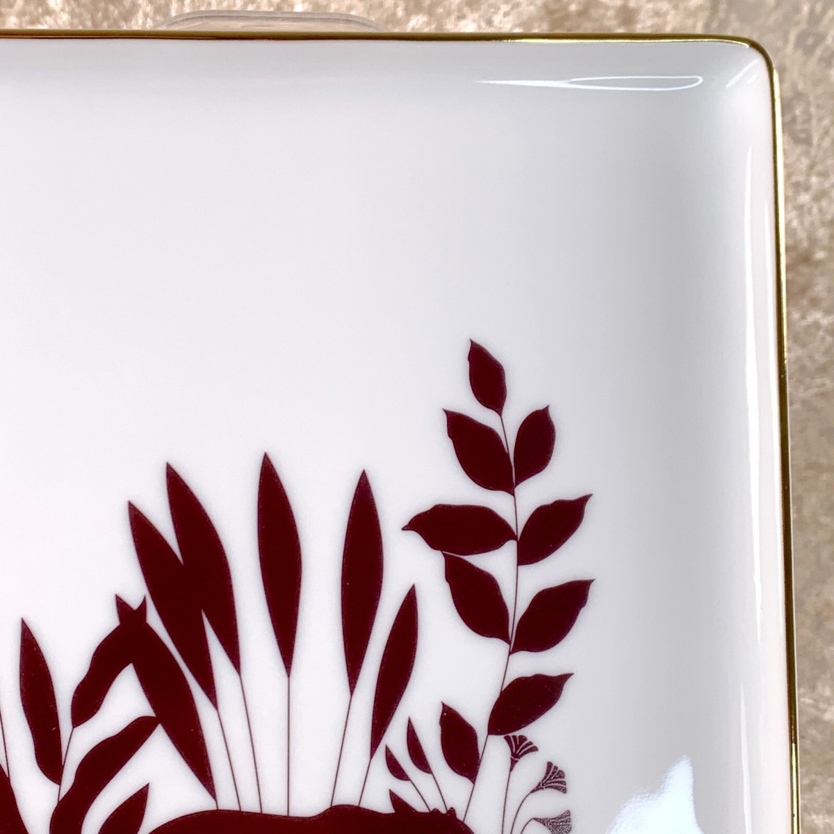 Cartier Porcelain Trinket Tray Change Tray Panthere VIP Gift from