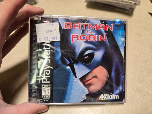FACTORY SEALED Batman & Robin (PlayStation) PS1