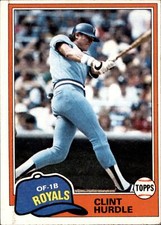 Clint Hurdle #98 1981 Topps