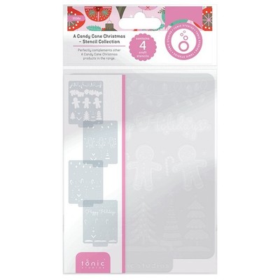 Tonic Studios Stencil Set-A Candy Cane Christmas