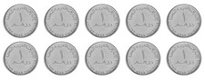 United Arab Emirates UAE 1 Dirham, 2019, KM #122, Mint, Commemorative X 10 PCS