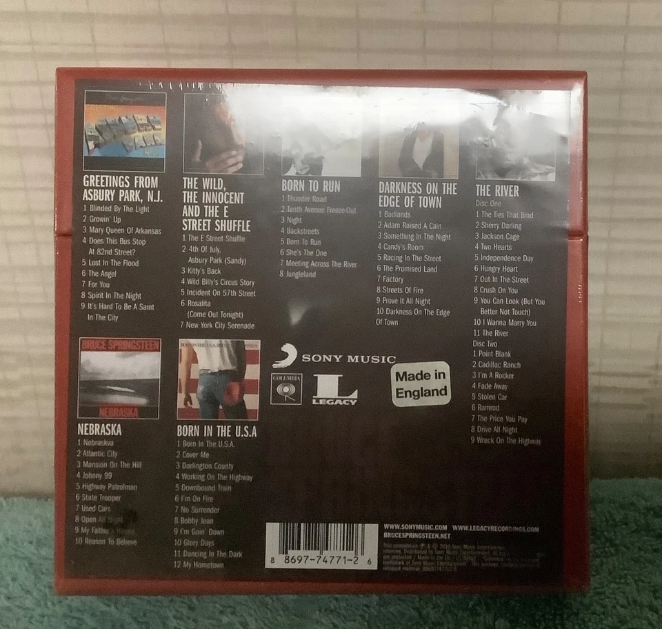 BRUCE SPRINGSTEEN - The Collection 1973-84 - 7 Original Albums -CD Box Set-B.N.! - Image 2 of 3