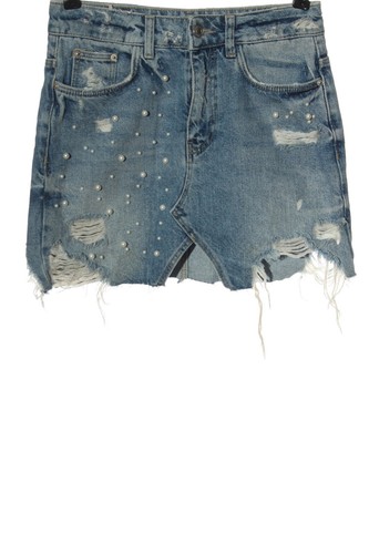 ZARA TRAFALUC Falda vaqueras Mujeres Talla EU 34 azul look casual